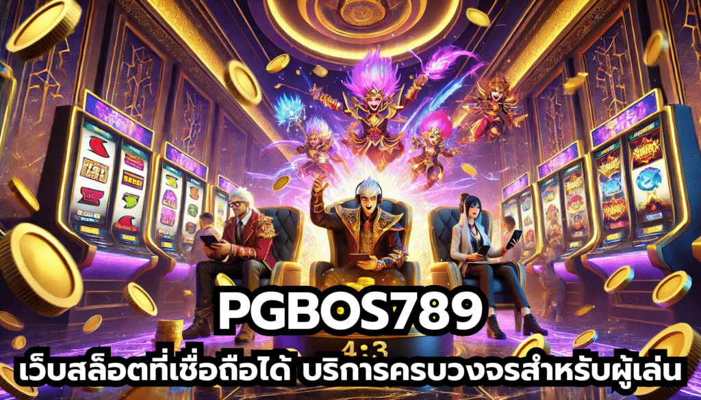 PGBOS789 เว็บสล็อตออนไลน์ที่เชื่อถือได้ บริการครบวงจรสำหรับผู้เล่น