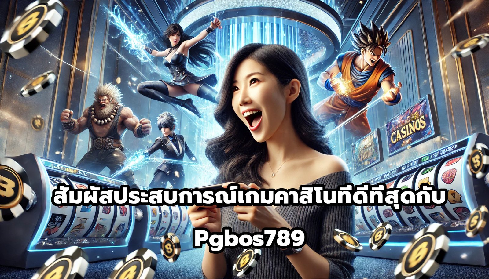 สัมผัสประสบการณ์เกมคาสิโนออนไลน์ที่ดีที่สุดกับ Pgbos789-14