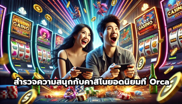สำรวจความสนุกกับเกมออนไลน์หรือคาสิโนยอดนิยมที่ Orca-11